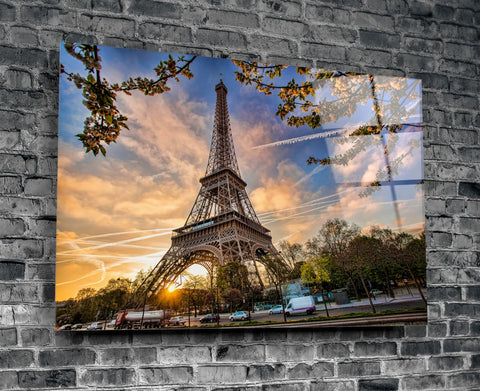 Tableau en verre - Tour Eiffel