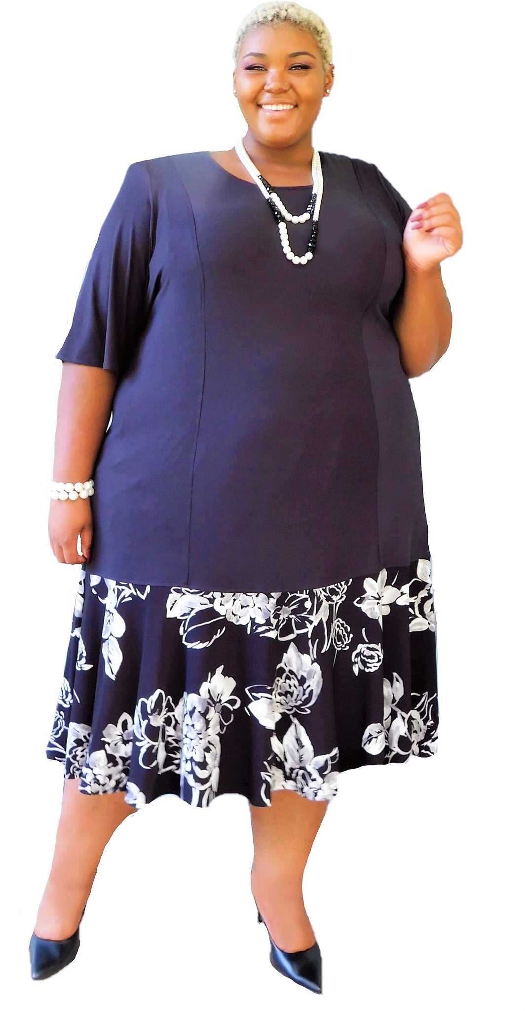 Beautiful Plus Size Dress Myles Ahead 7097