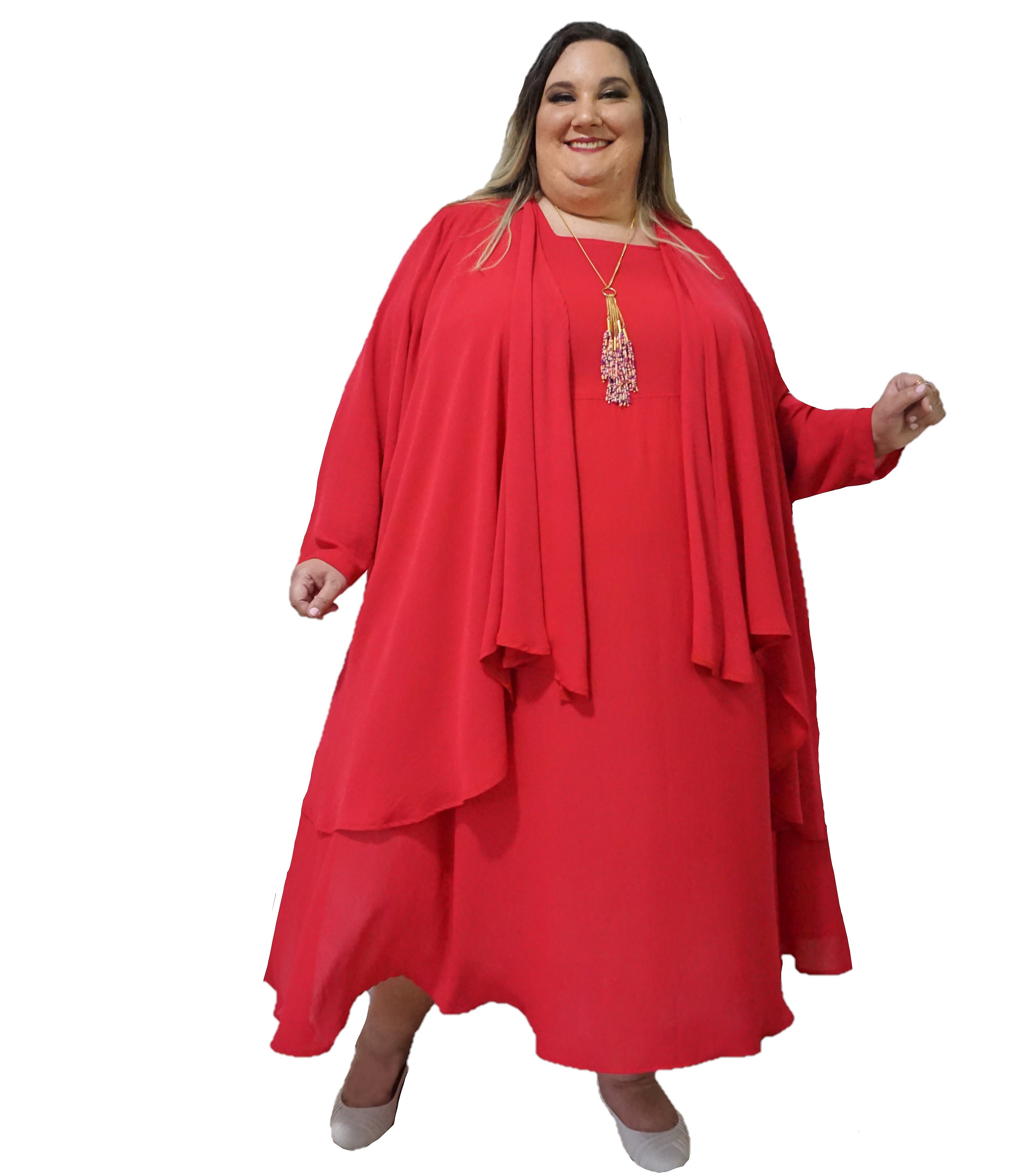 plus size red jacket dress