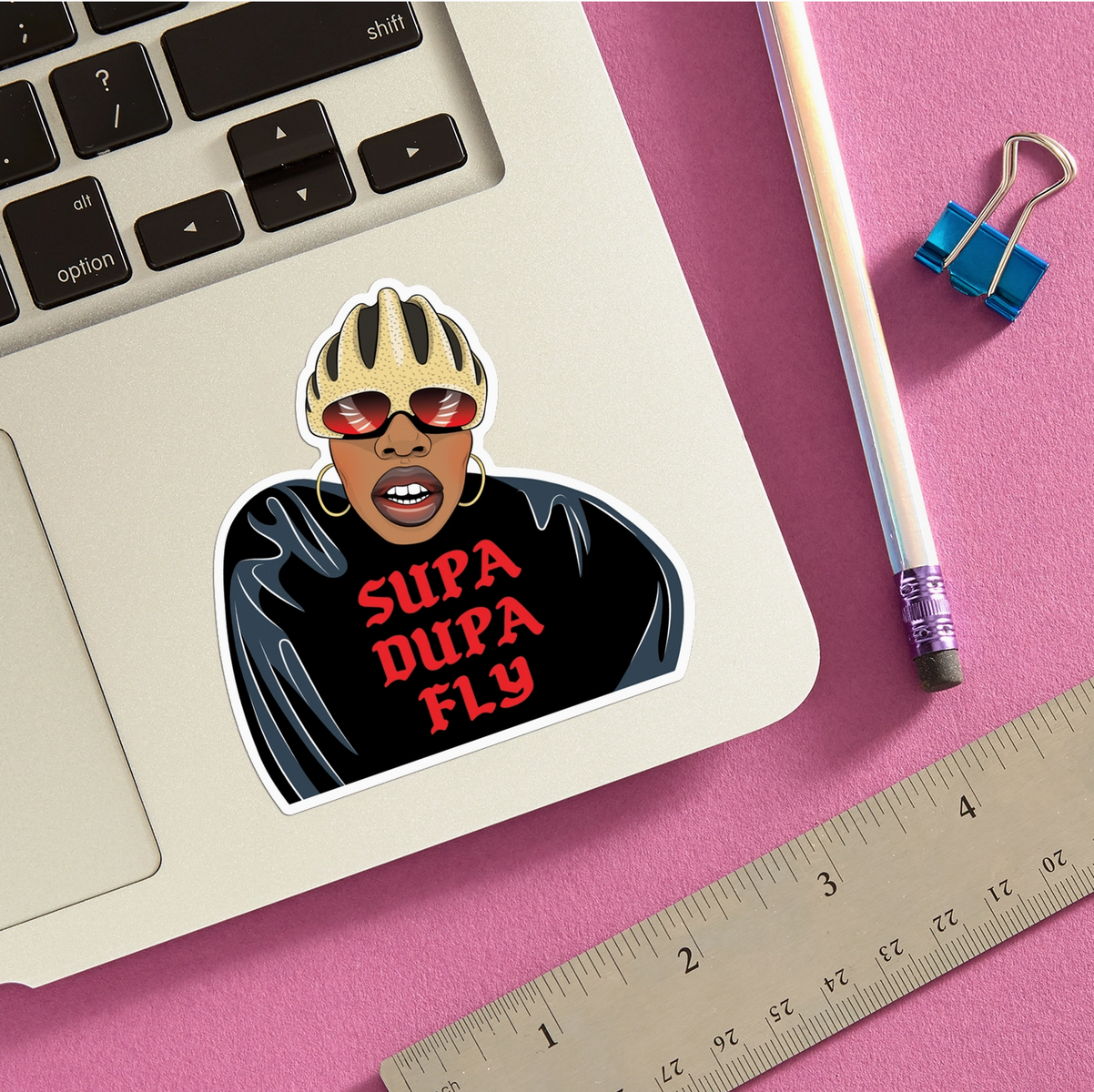 Missy Supa Dupa Fly Sticker