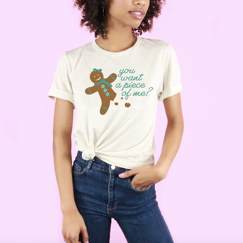 Piece Of Me Gingerbread Adult Unisex Tee
