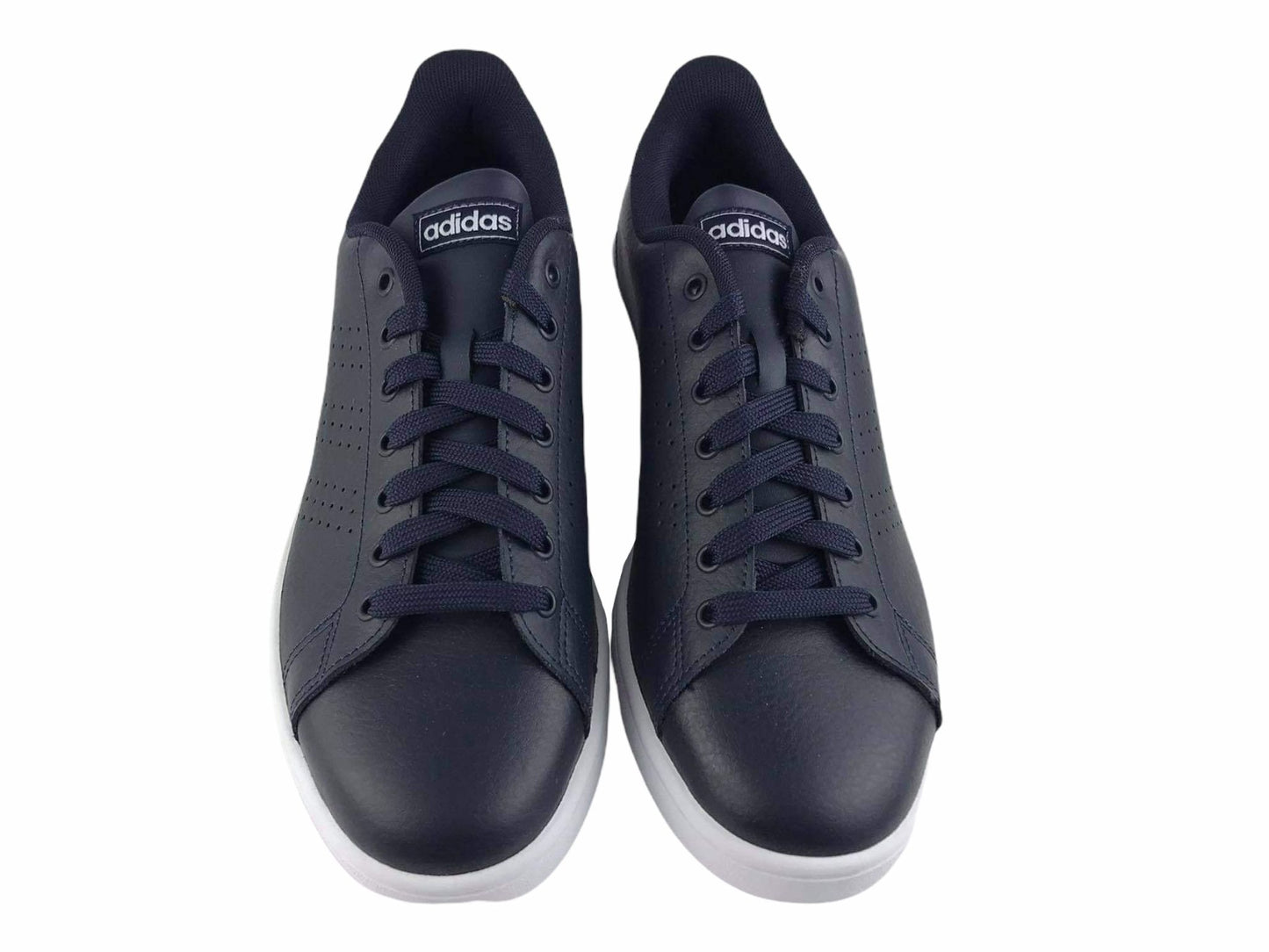 Adidas | Sneakers Chico Advantage Piel Azul Marino y Blanco – Da