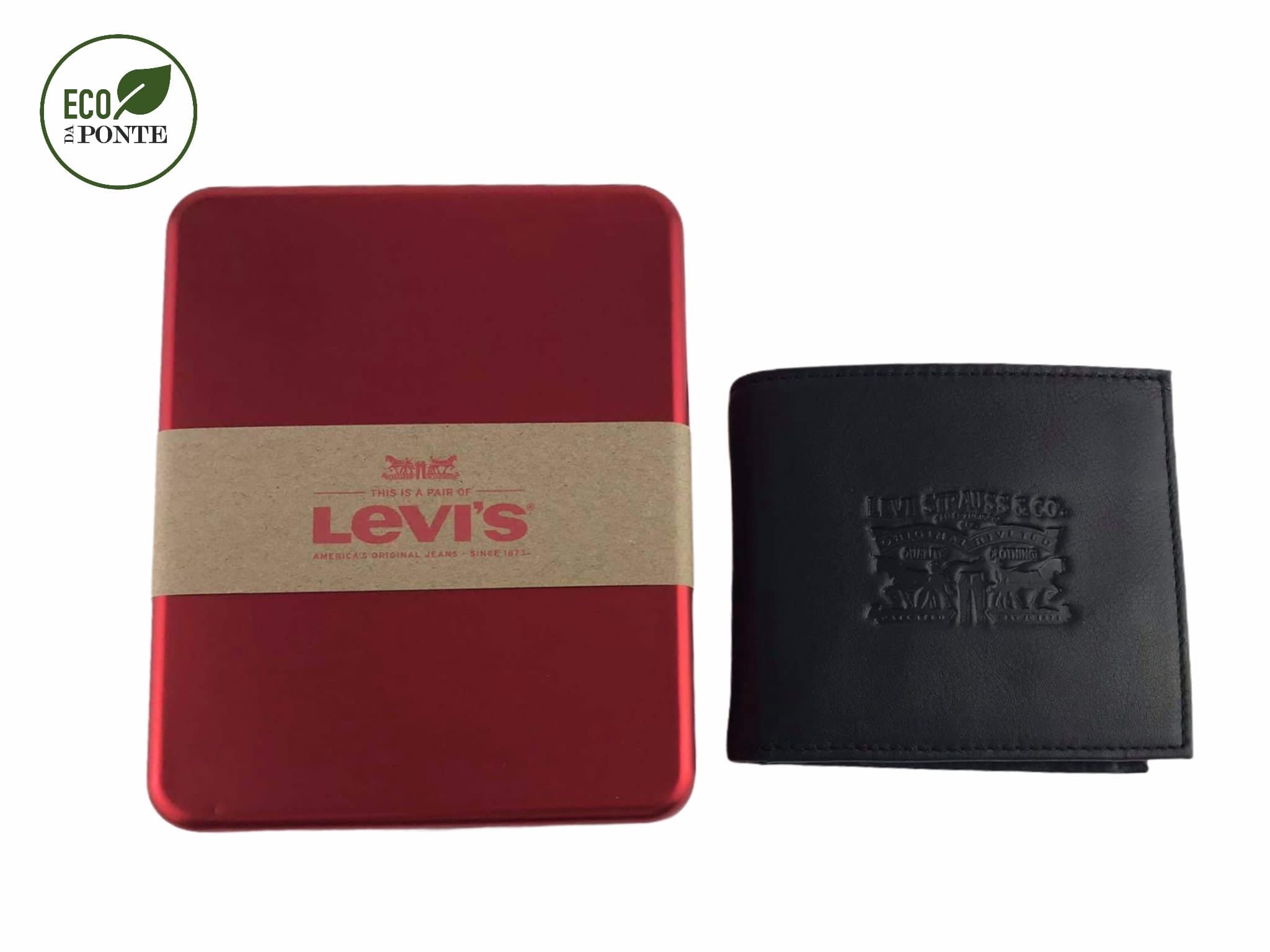 Leather Wallet Levi's Brown or Black – Da Ponte