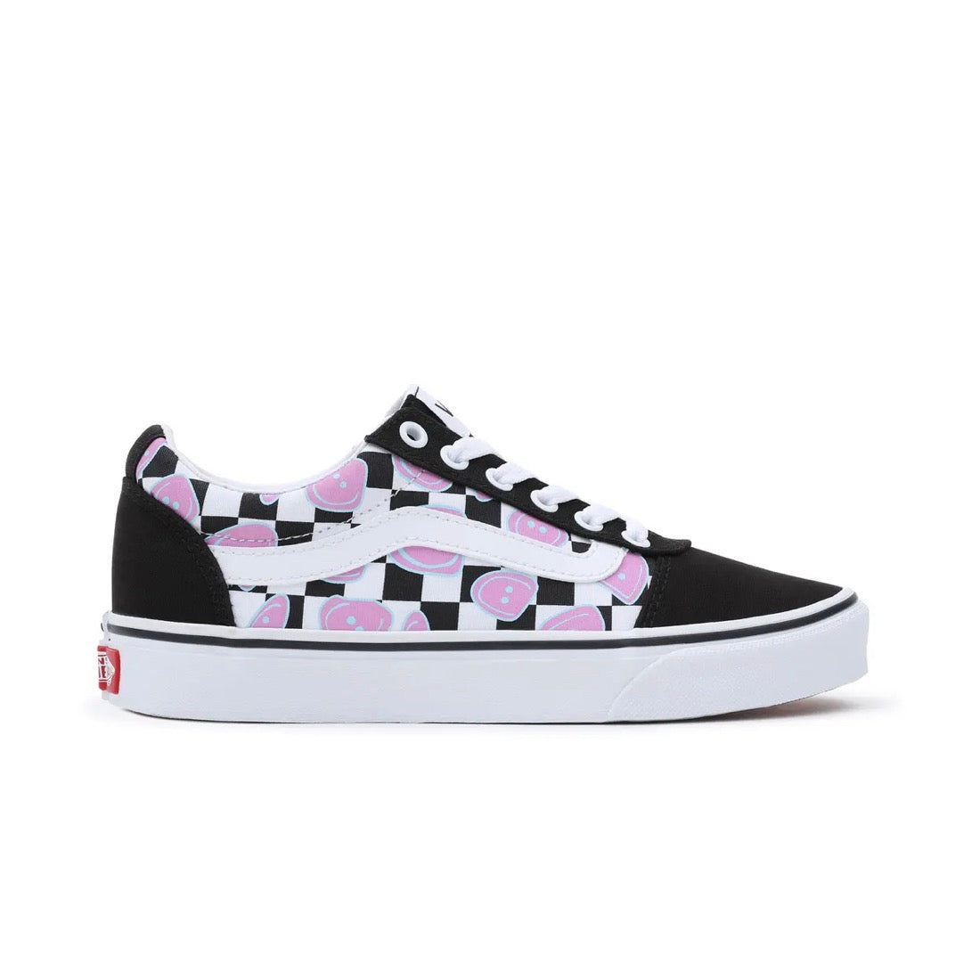 Vans Womens Ward Happy Checkerboard Vn0a5jlmjbw1 - Koast Clothing