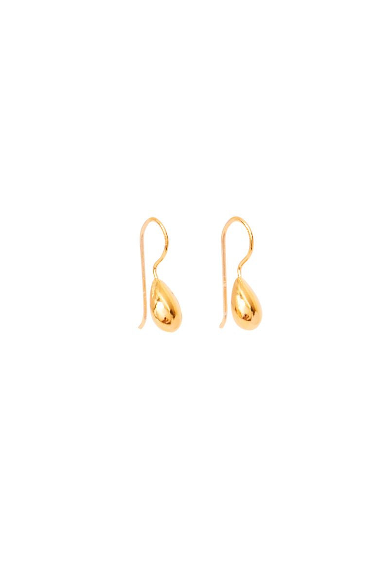 Gold Lia Puff Pod Earrings