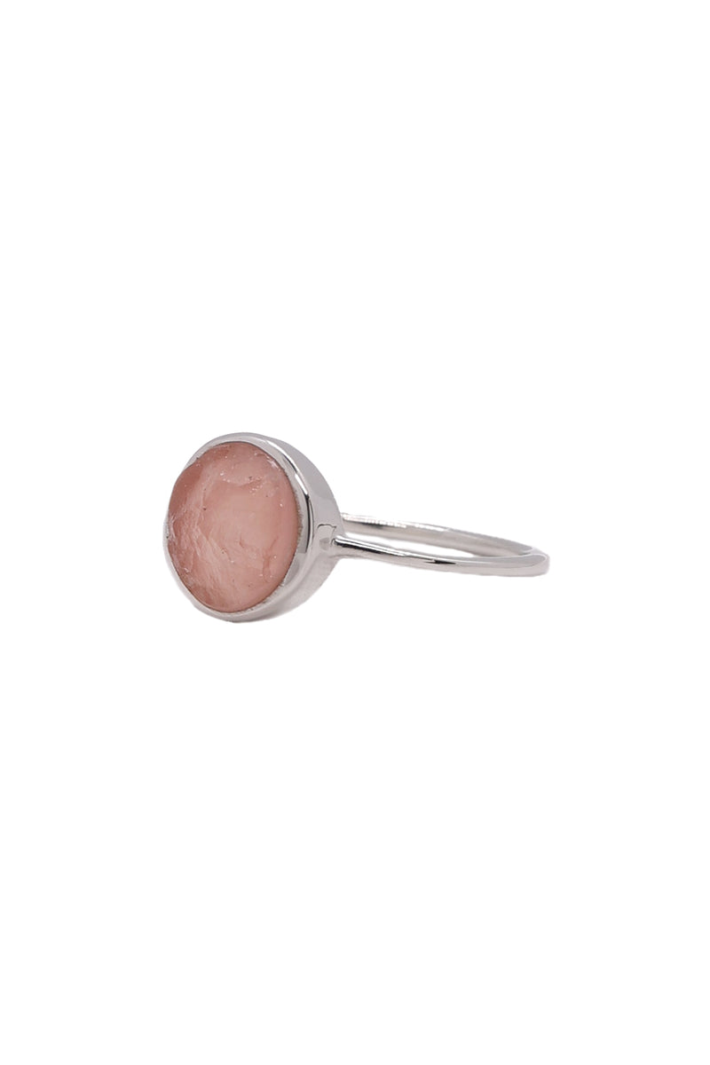 rose quartz ring tree of life