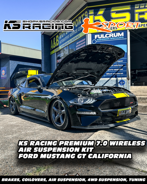 KS Racing Performance Air Suspension System for the Ford Mustang GT