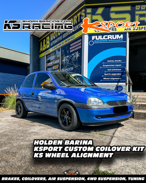 Holden Barina // KSPORT Coilover Kit // KS Racing Workshop