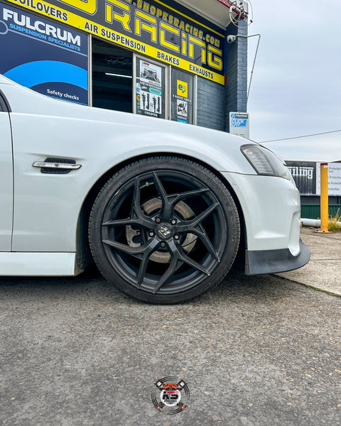 HOLDEN COMMODORE VE SEDAN WITH A SET OF KSPORT COILOVERS INSTALLED AT KS RACING A&B MOTORSPORTS IN SYDNEY BROOKVALE