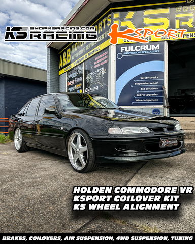 Holden Commodore VR IRS // KSPORT Coilover Kit & Top Mount // KS Racing Workshop