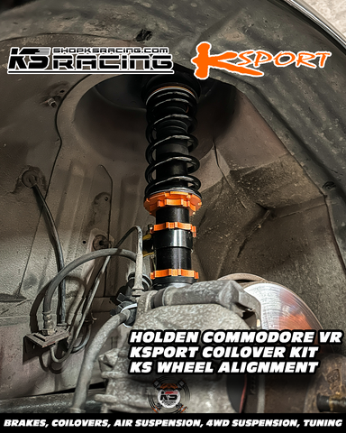 Holden Commodore VR IRS // KSPORT Coilover Kit & Top Mount // KS Racing Workshop
