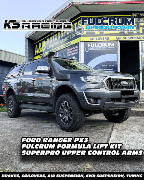Ford Ranger PX3 Fulcrum Formula Lift Kit & Superpro Upper Control Arms 
