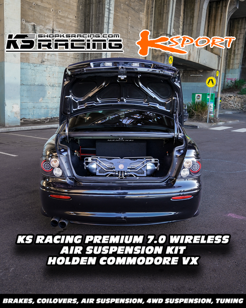 Holden Commodore VX with ks racing air ride air suspension kit