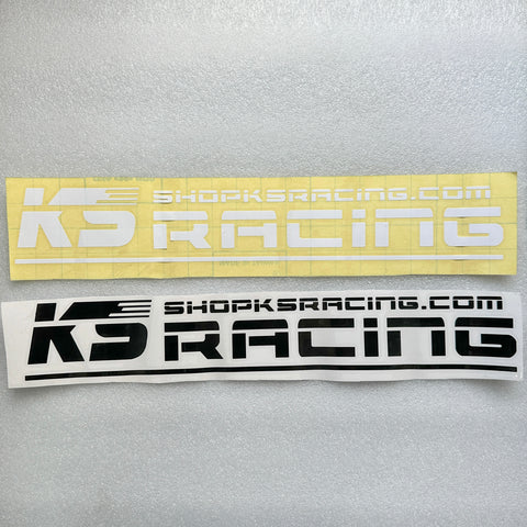 ks racing 40cm vinyl decal