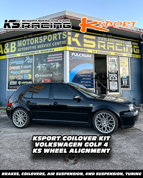 Volkswagen Golf 4 // KSPORT Coilover Kit // KS Racing Workshop