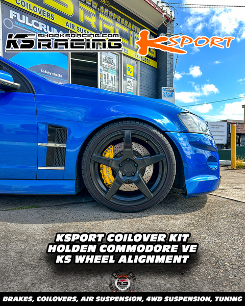 Aaron's Holden Commodore VE UTE kitted with a Fresh Set of KSPORT Street & Track Performance Coilovers