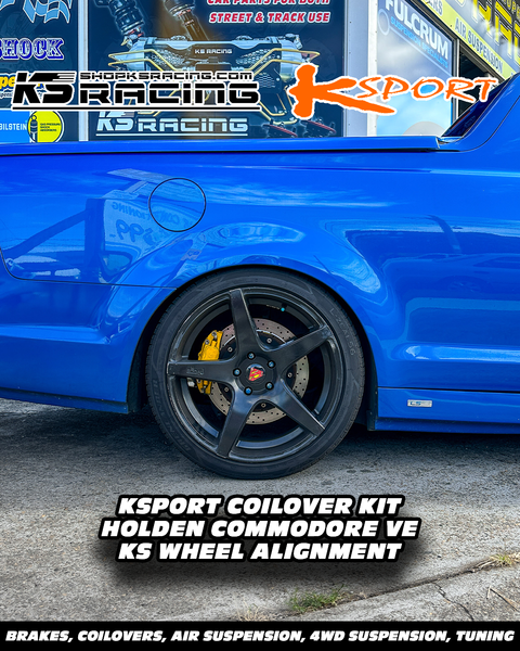 Aaron's Holden Commodore VE UTE kitted with a Fresh Set of KSPORT Street & Track Performance Coilovers