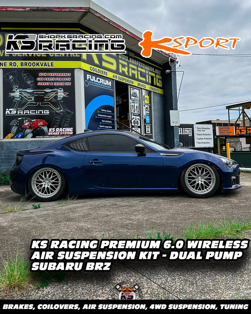 KS RACING AIR RIDE AIR BAG SUSPENSION KIT FOR SUBARU BRZ IN SYDNEY 