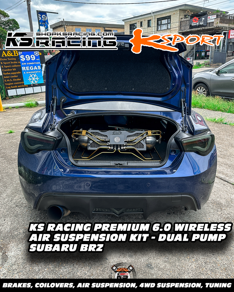 KS RACING AIR RIDE AIR BAG SUSPENSION KIT FOR SUBARU BRZ IN SYDNEY 