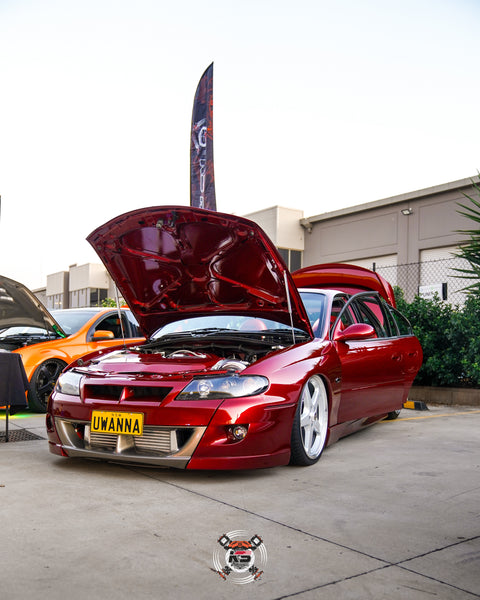 KS RACING AIR SUSPENSION AIR LIFT 3P AIR LIFT PERFORMANCE AIR RIDE SUSPENSION ON DISPLAY AT UTS CAR SOCIETY x BOSSCO AUTO CAR MEET