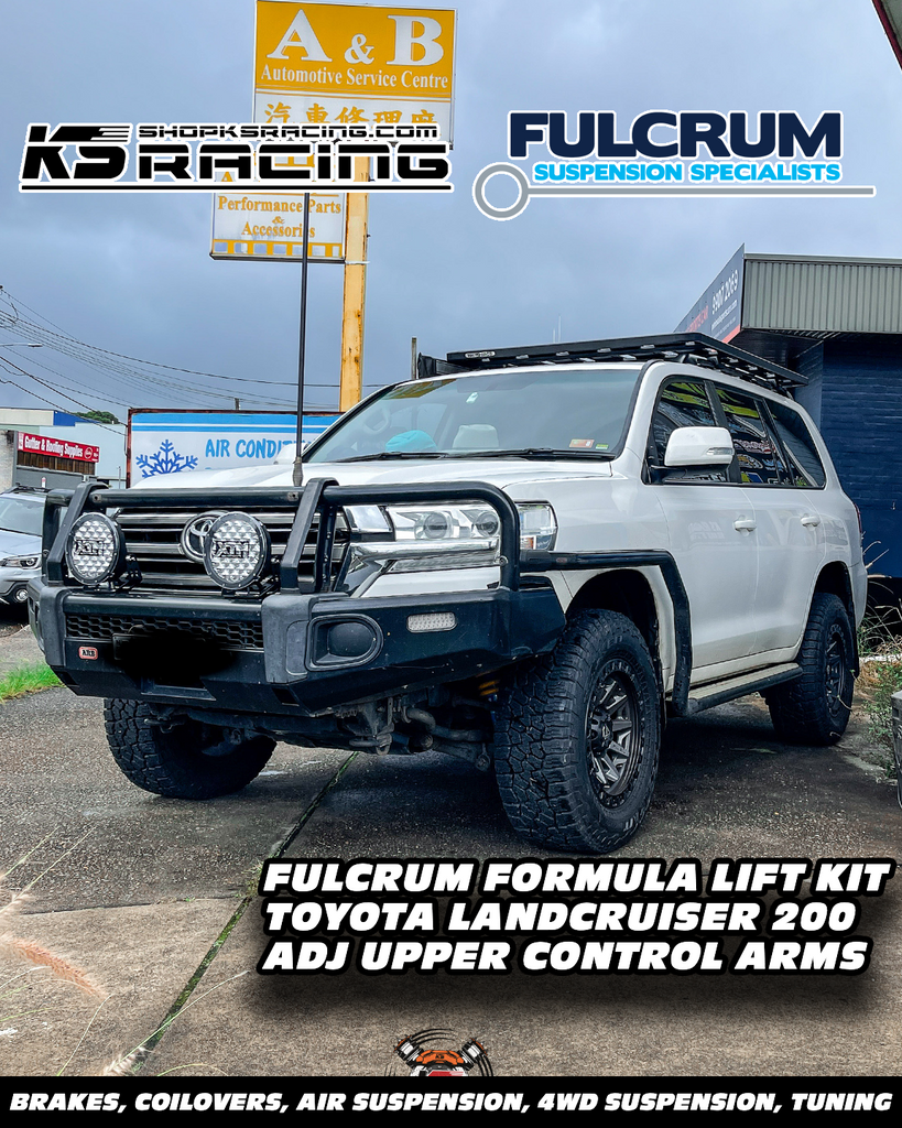 Toyota Landcruiser 200 Series Fulcrum Formula Lift Kit & Adj Upper Control Arms // KS Racing Workshop