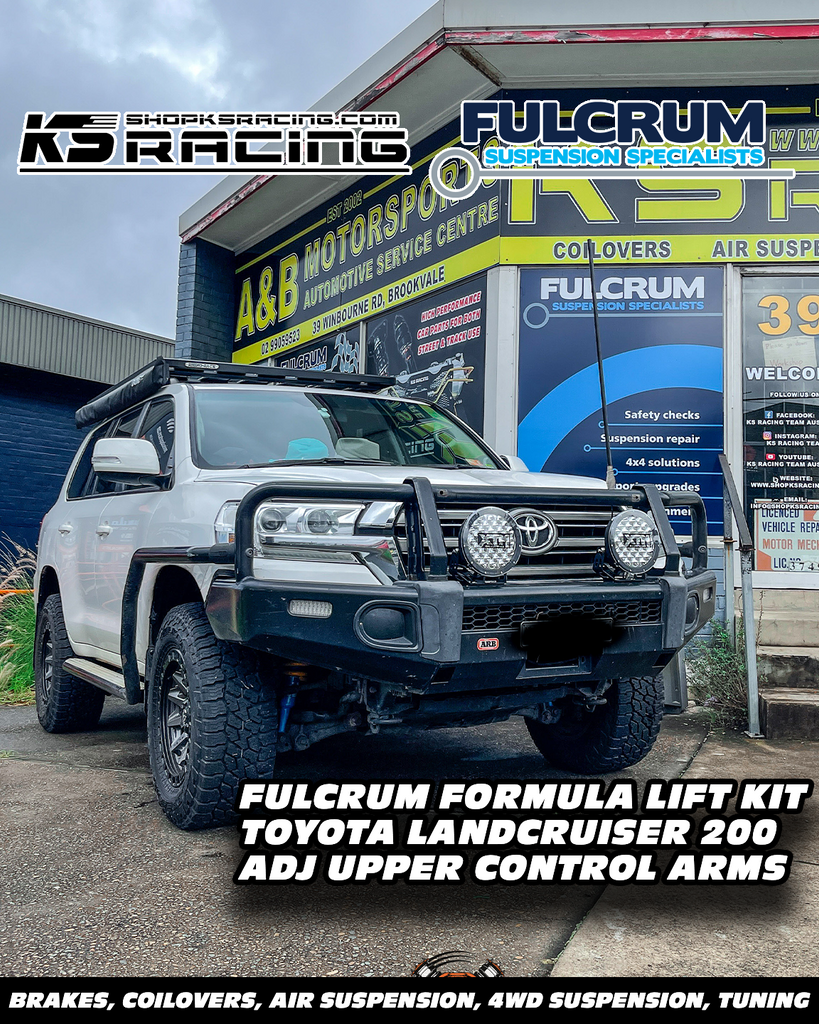 Toyota Landcruiser 200 Series Fulcrum Formula Lift Kit & Adj Upper Control Arms // KS Racing Workshop