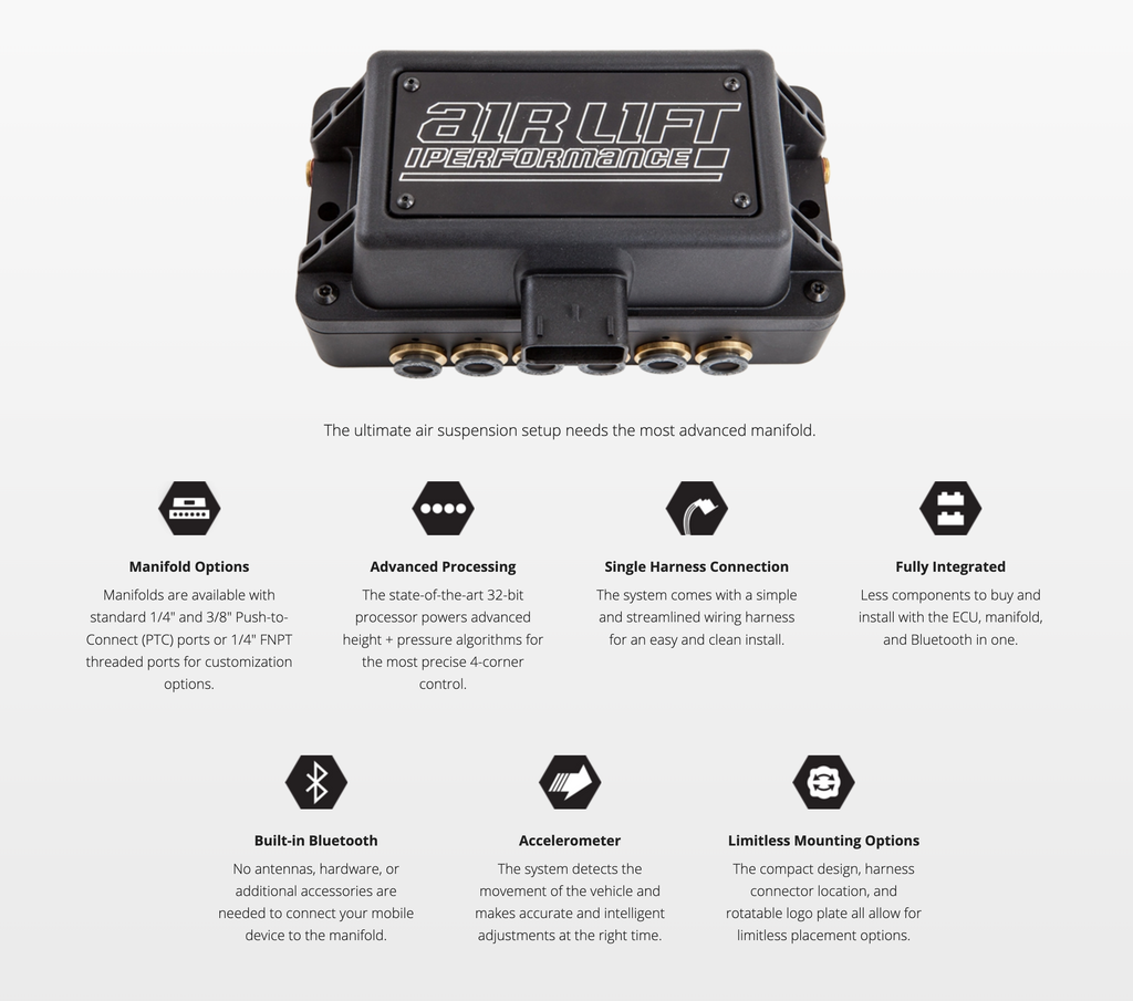 AIR LIFT PERFORMANCE 3P AIR SUSPENSION CONTROL UNIT