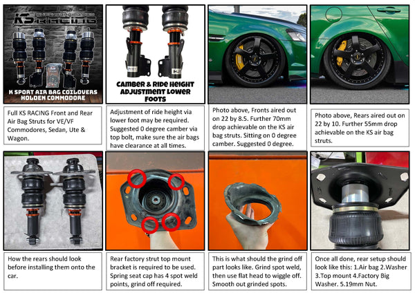 HOLDEN COMMODORE VE VF AIR SUSPENSION SETUP GUIDE