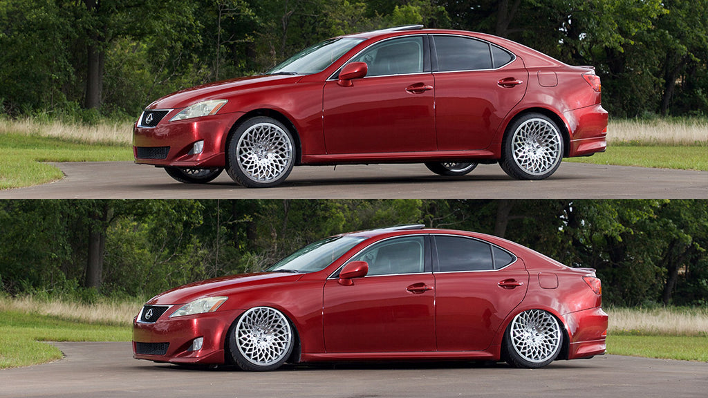 Lexus IS350 06-22 Air Lift Performance 3P Air Suspension with KS RACING Air Struts