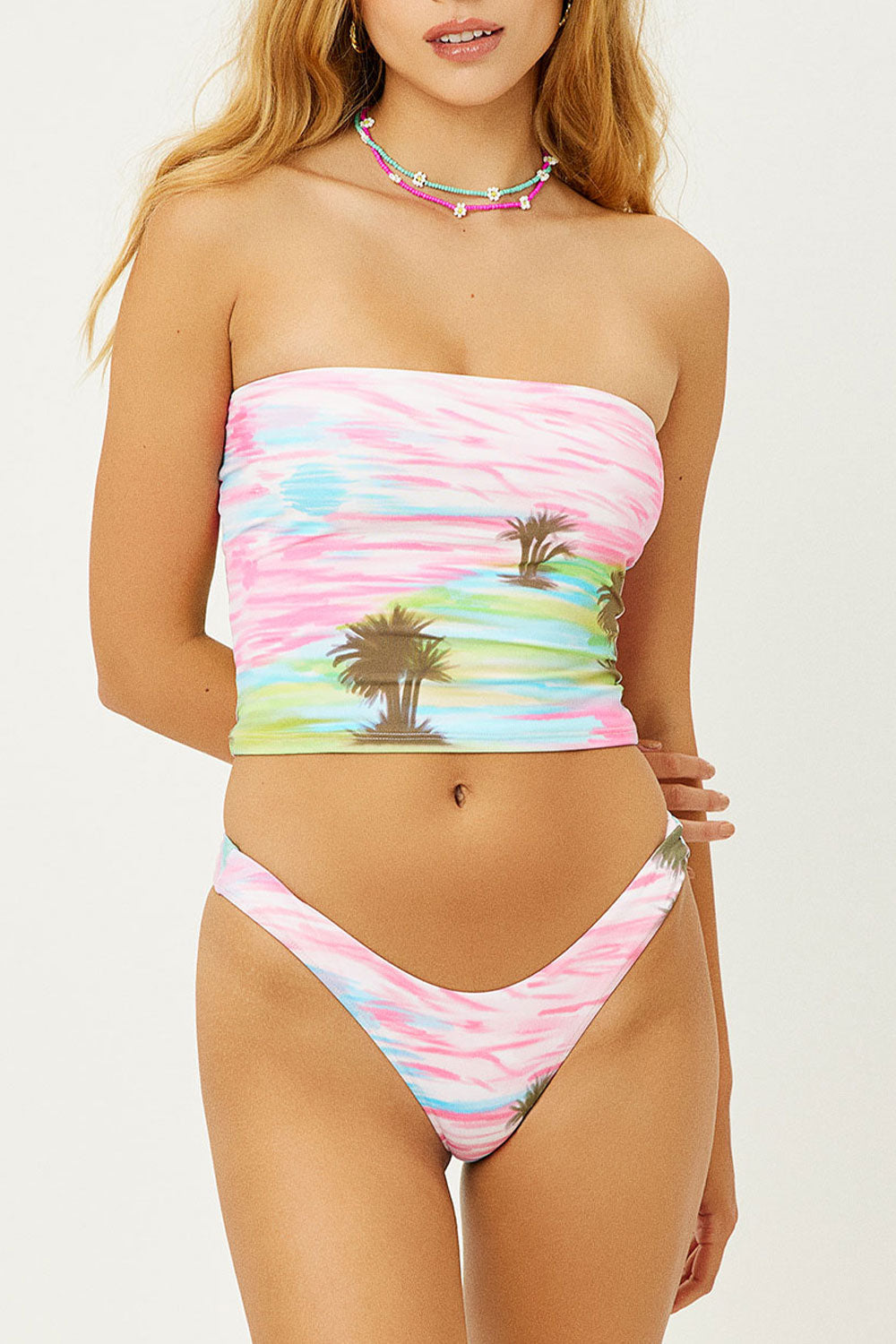 Foxy Terry High Cut Bikini Bottom - Luna