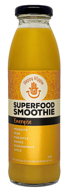 Happy Hippie Superfood Smoothie Energise 350ml - WELL I AM