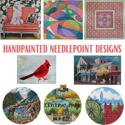 handpainted needlepoint projects