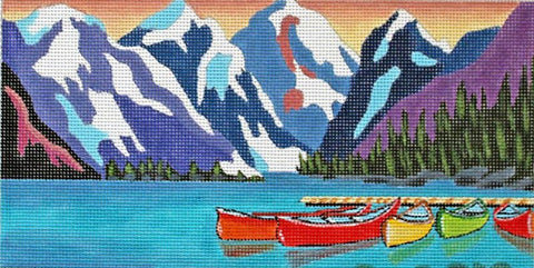 The Best Four Needlepoint Stitches for a Hill or Mountain
