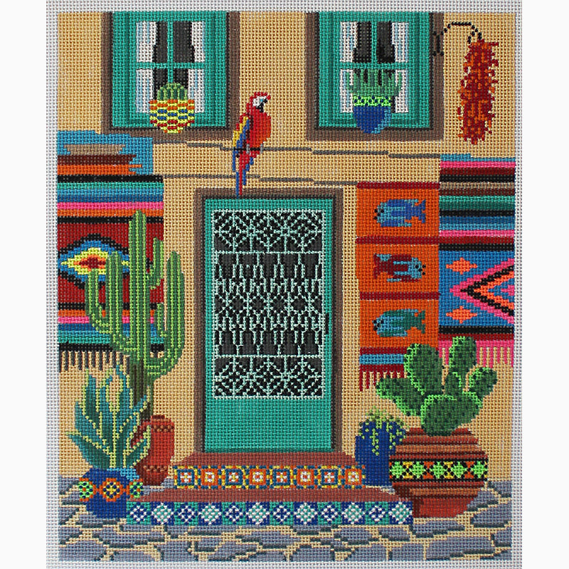 Penelope blank needlepoint canvas is double weave and suitable for