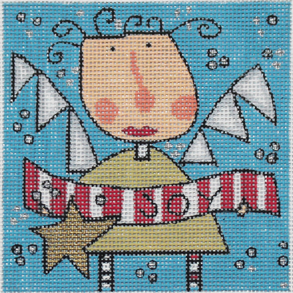 Maggie Needlepoint canvas sold with or without threads and