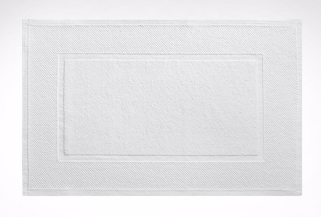 Kassatex Chairish Bath Mats - White / Sand / 22 x 34