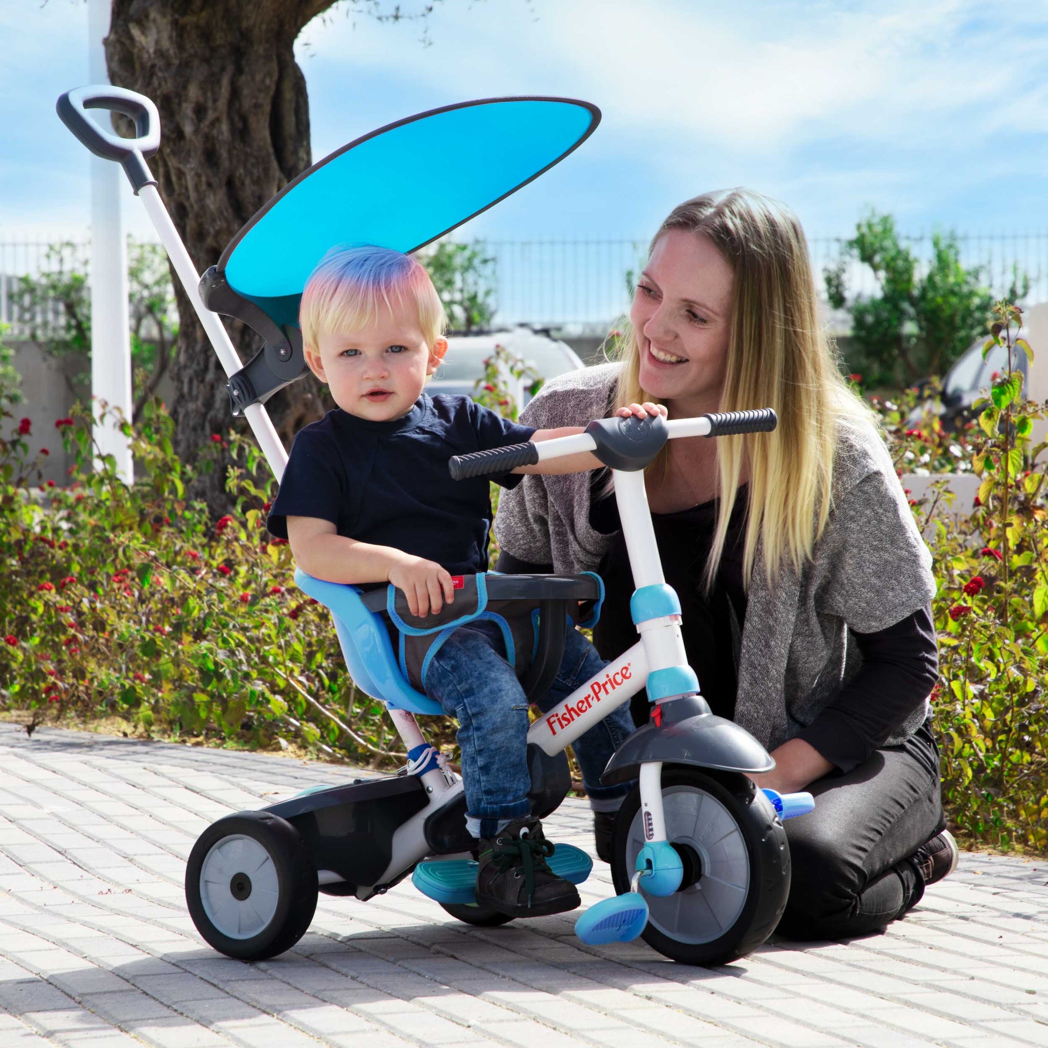 fisher price touch steering trike