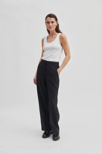 Goldfarbene SECOND FEMALE Hose SHINE ON TROUSERS