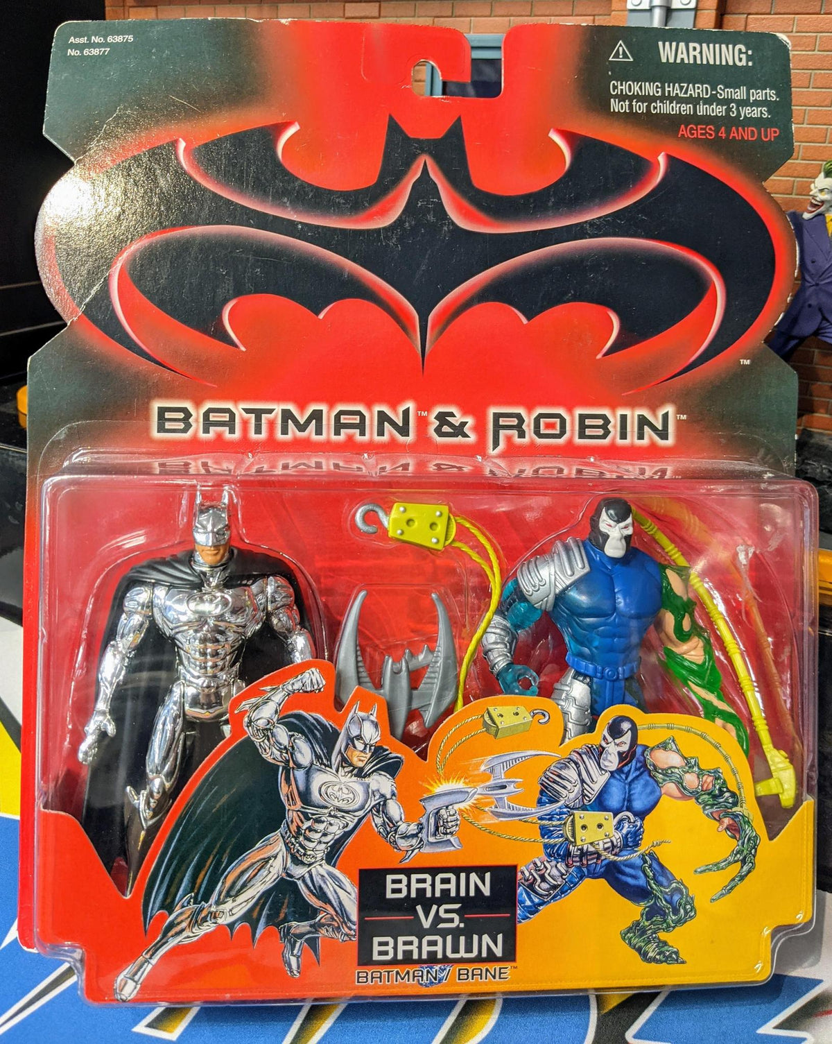 Batman / Brawn Batman & Robin Brain Vs. Brawn — Snap! Collectables