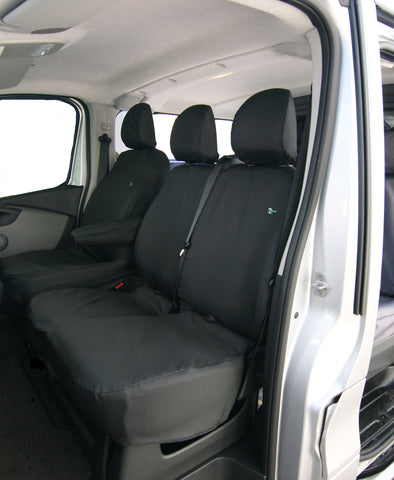 TV03BLK Vauxhall Vivaro Seat Cover Town and Country
