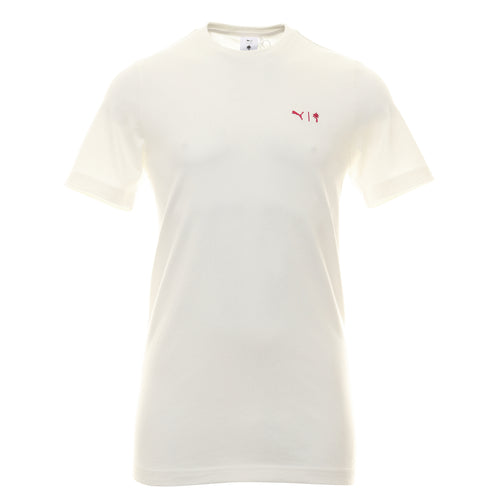Puma x PTC AOP Short Sleeve Shirt Warm White S