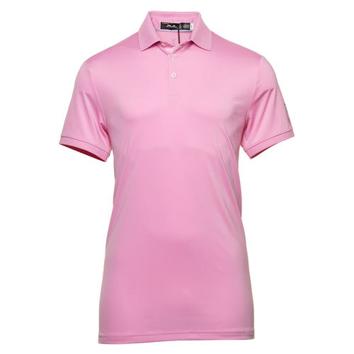 Ralph Lauren Sport Shirt Womens Large Pink Yellow Pony Golf Polo