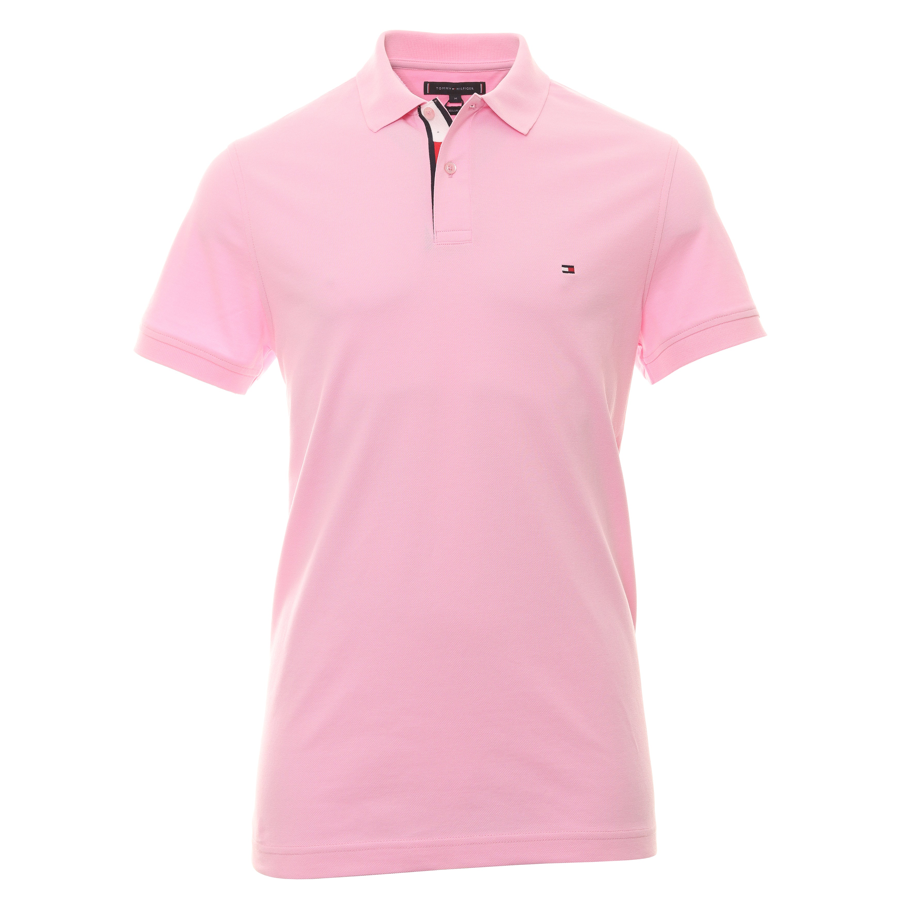 Tommy Hilfiger RWB Placket Polo Shirt MW0MW31684 Iconic Pink TOM ...