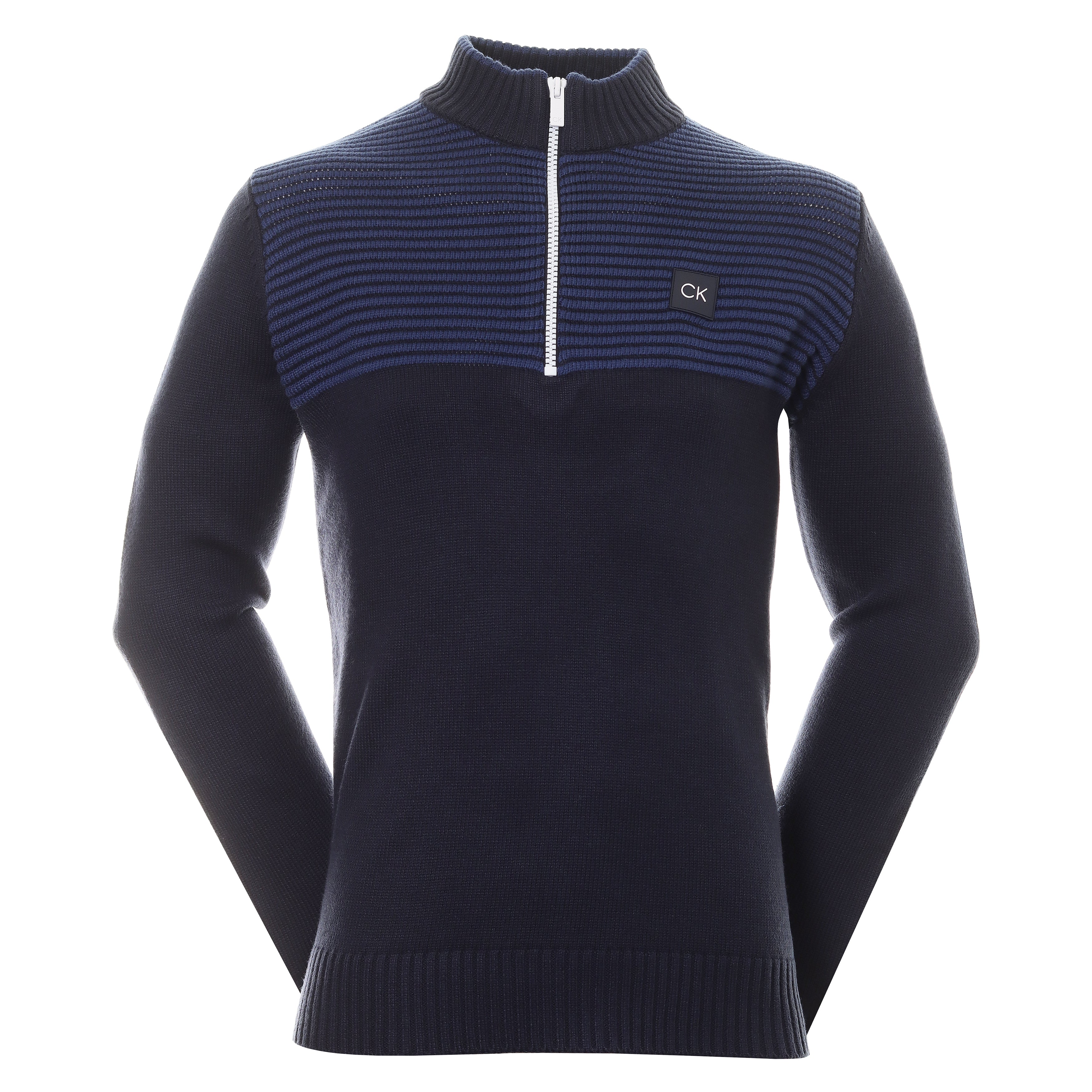 Calvin Klein Golf Aneto 1/4 Zip Sweater CKMA22704 Navy | Function18