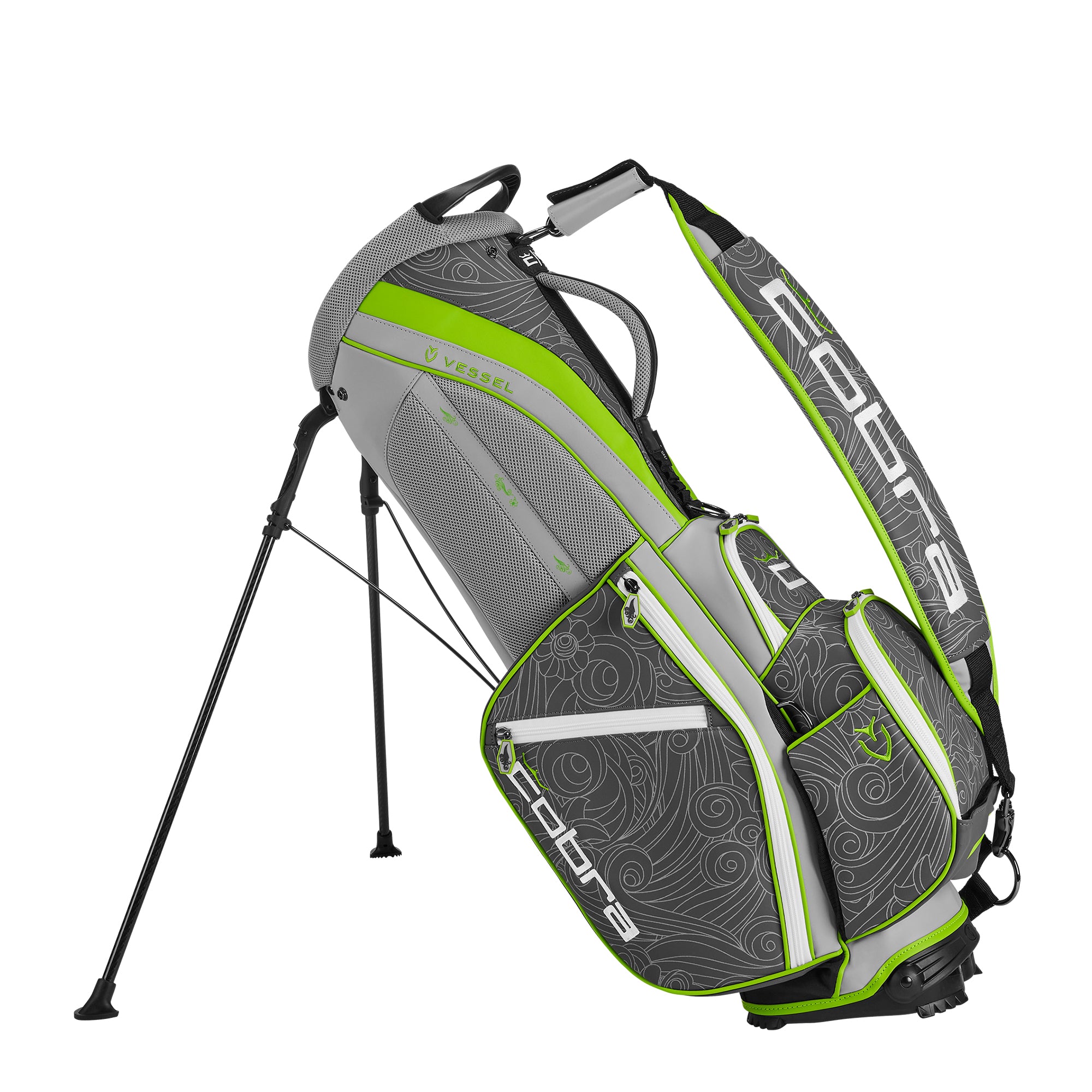 white tour stand bag