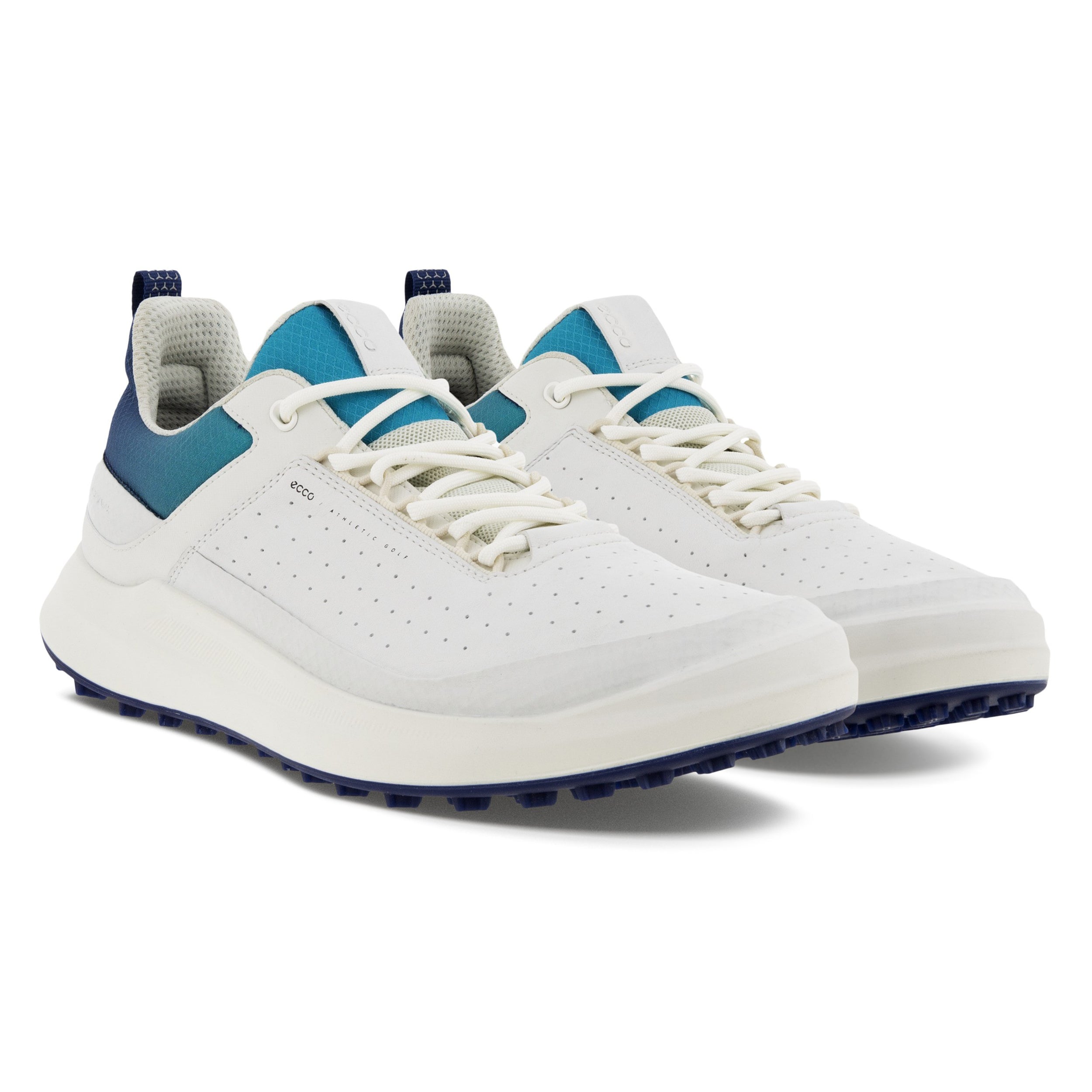 Ecco Core Gradient Golf Shoes 100824 White Blue Depths Caribbean 60610 ...
