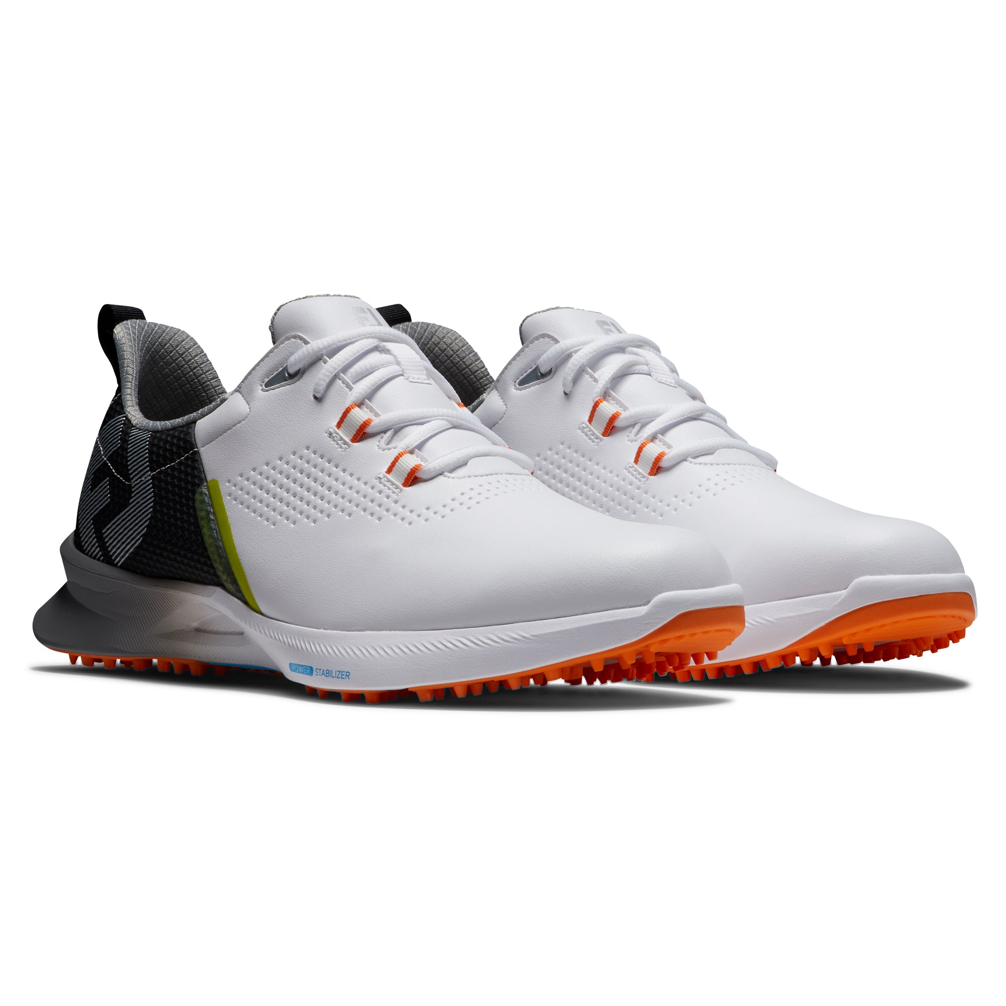 FootJoy FJ Fuel Golf Shoes 55443 White Black Orange | Function18