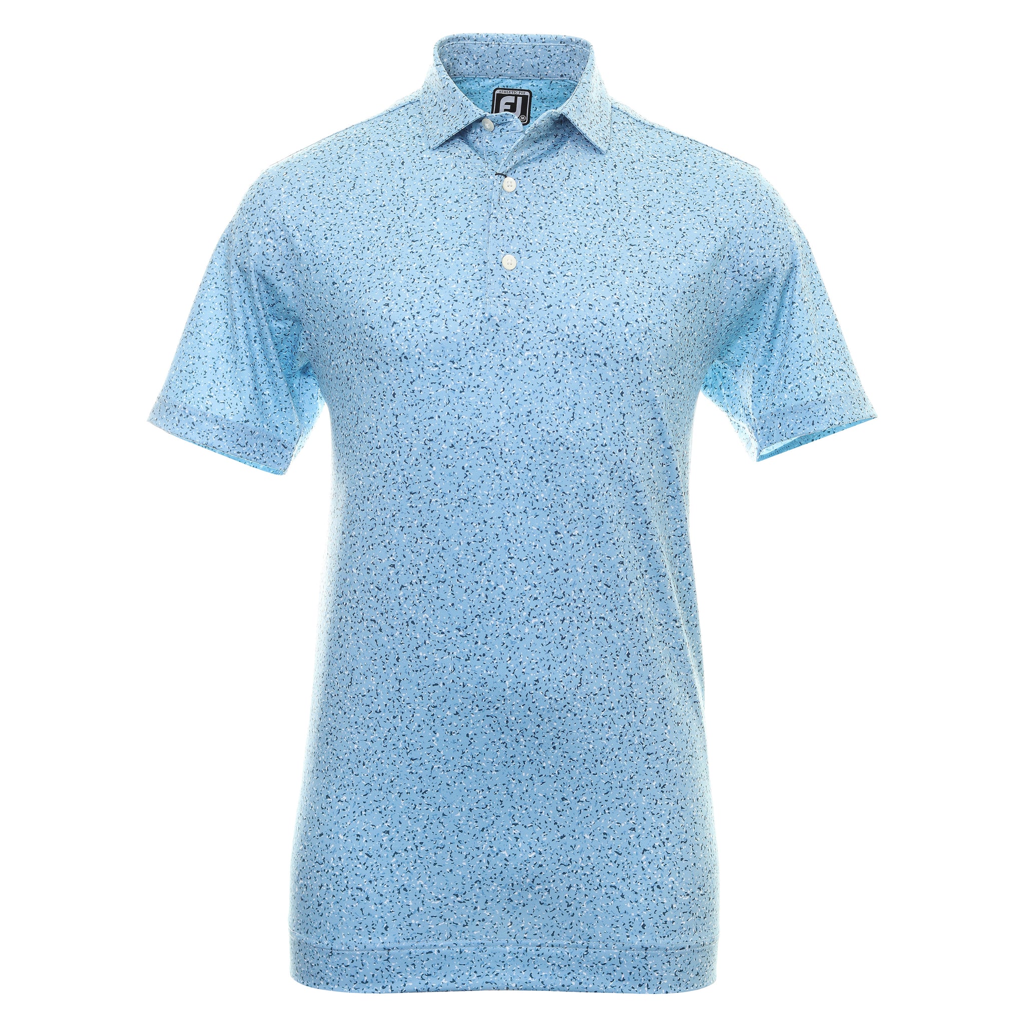 FootJoy Granite Print Golf Shirt 88417 Dusk Blue | Function18