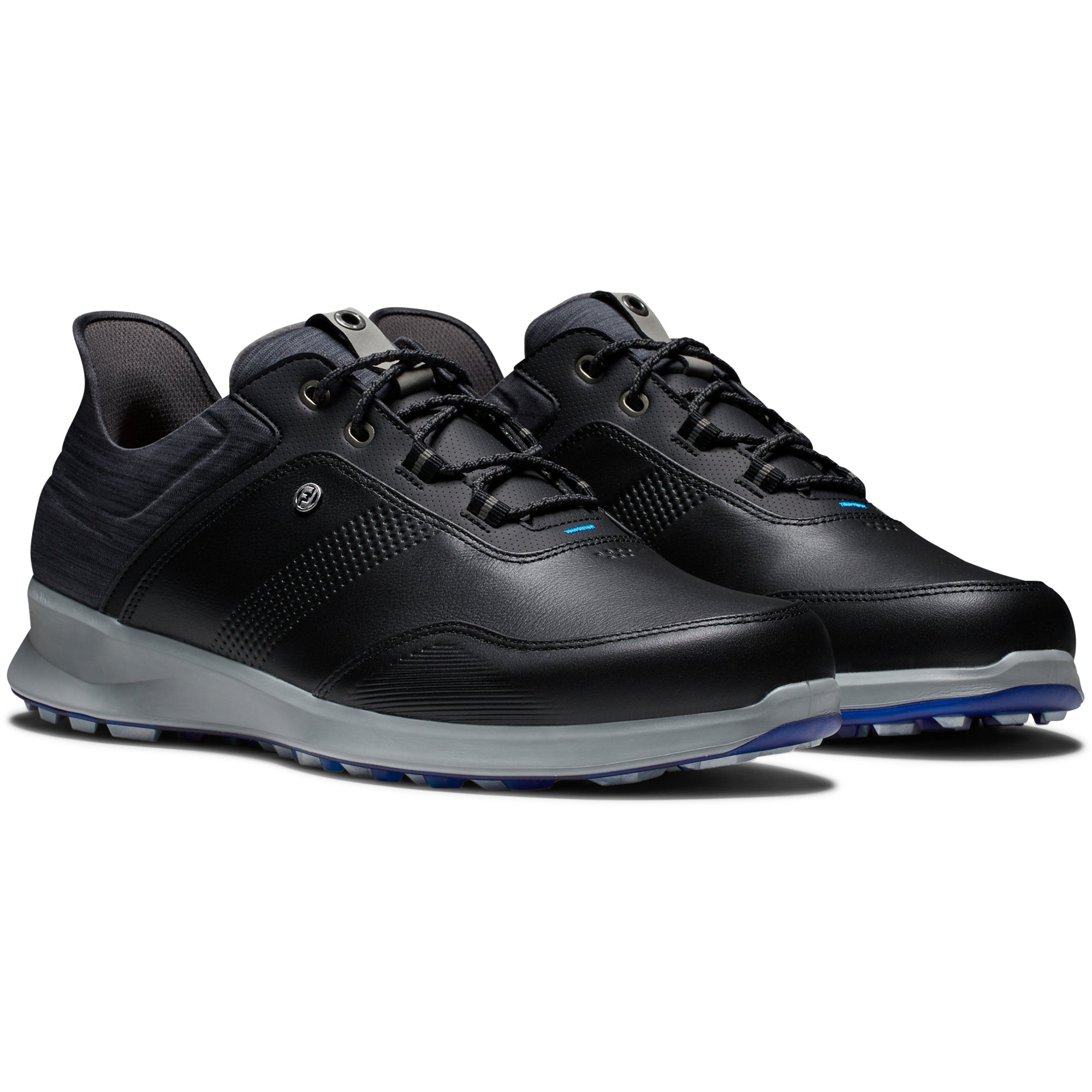 FootJoy Stratos Golf Shoes 50078 Black Charcoal Blue Jay | Function18