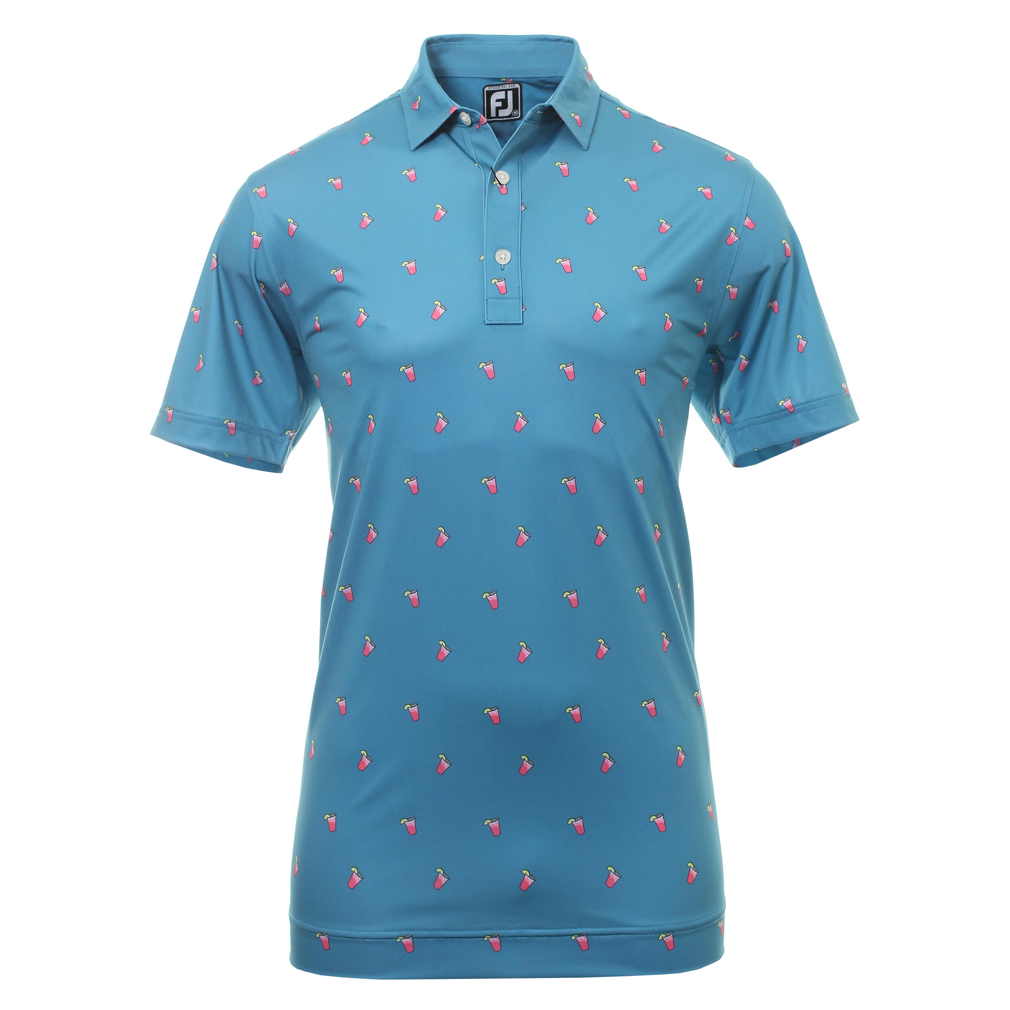FootJoy Cocktail Print Golf Shirt 84417 Storm Blue | Function18 ...